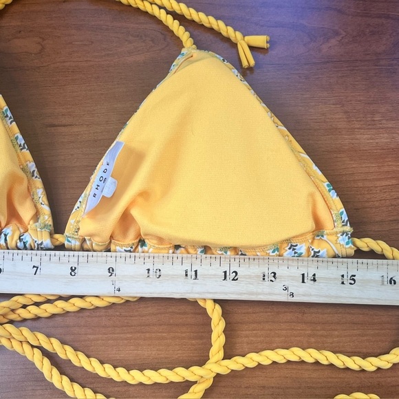 Rhode x Target Dainty Lotus Bikini Sz L Bottoms XL Top In Excellent Condition - Picture 15 of 16